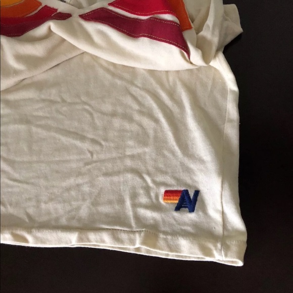 Aviator Nation stripe V-Neck T-shirt! - Picture 5 of 5